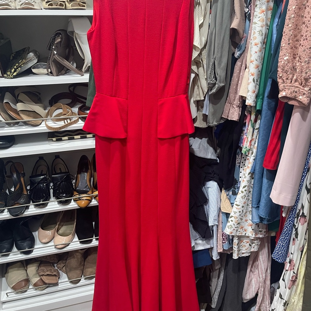 BCBGMaxAzria Red Maxi Dress